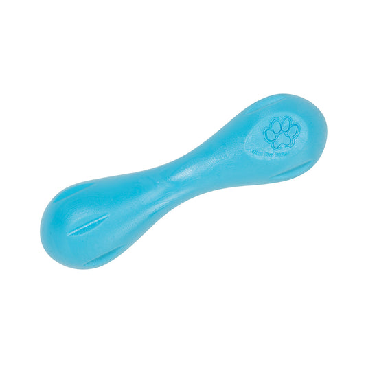 West Paw Hurley Fetch Toy for Tough Dogs - Small - Blue