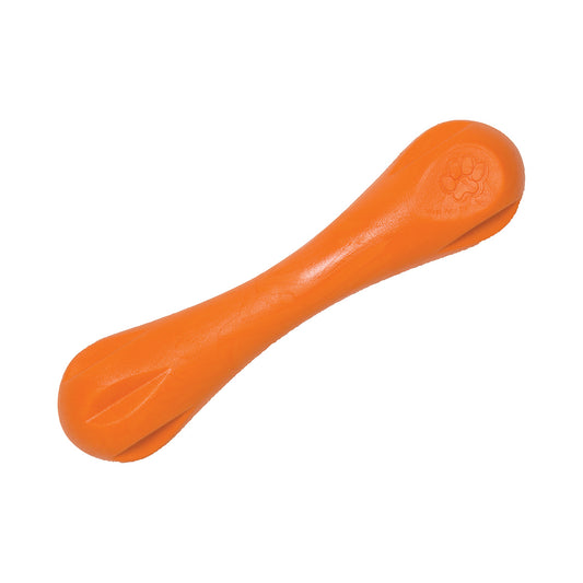 West Paw Hurley Fetch Toy for Tough Dogs - Small - Orange