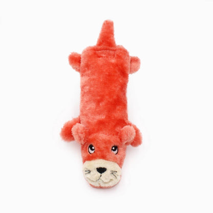 Zippy Paws Crusherz with Replaceable Plastic Squeaker Bottle Dog Toy - Otter