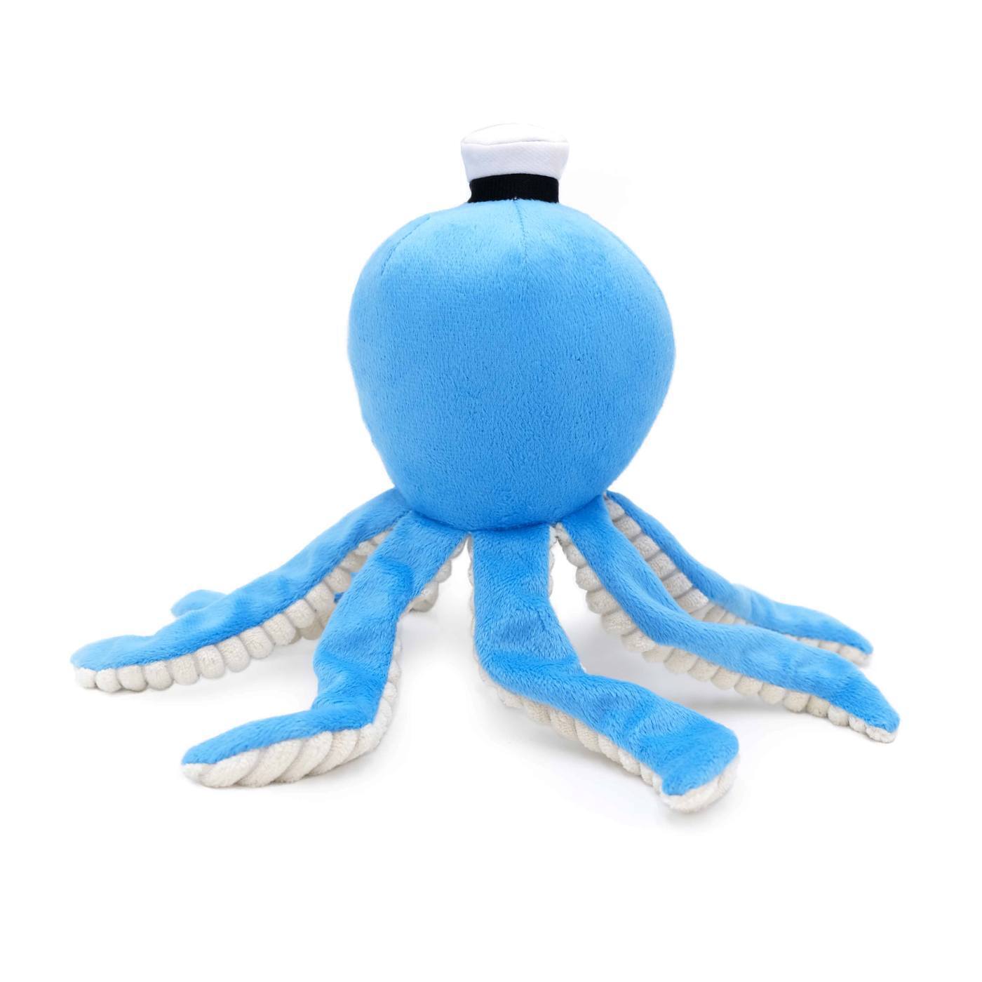 Zippy Paws Playful Pal Plush Squeaker Rope Dog Toy - Ollie the Octopus 