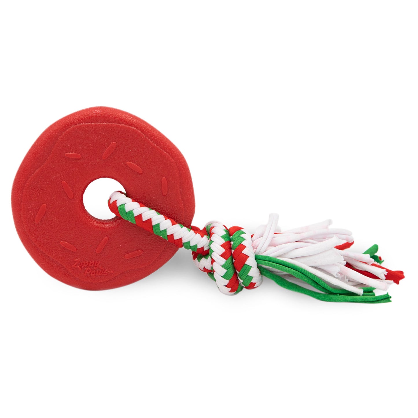 Holiday ZippyTuff Teether - Donut Red