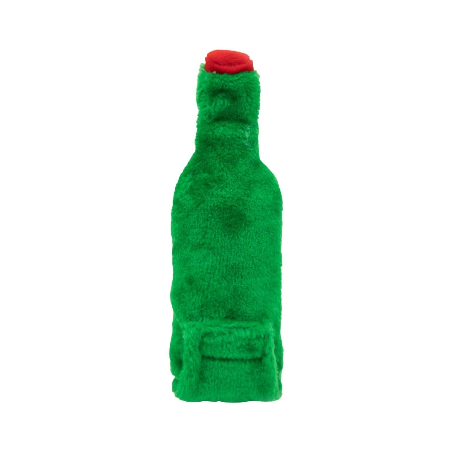 Zippy Paws Happy Hour Crusherz with Replaceable Squeaker Bottle Dog Toy - Lager