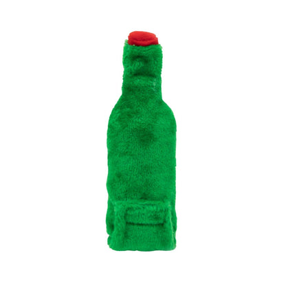 Zippy Paws Happy Hour Crusherz with Replaceable Squeaker Bottle Dog Toy - Lager