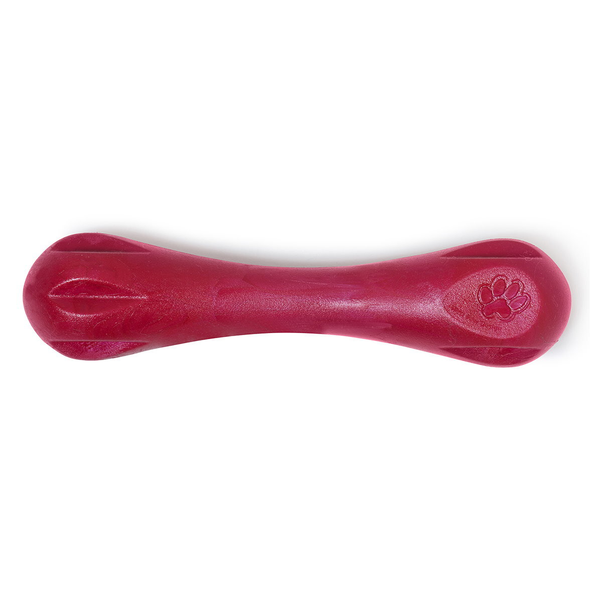 West Paw Hurley Fetch Toy for Tough Dogs - Ruby Red