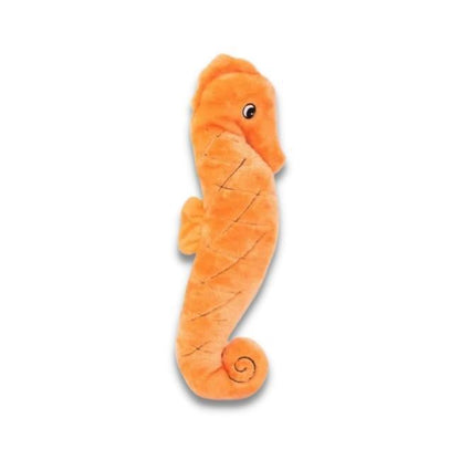 Zippy Paws Plush Squeaky Jigglerz Dog Toy - Seahorse